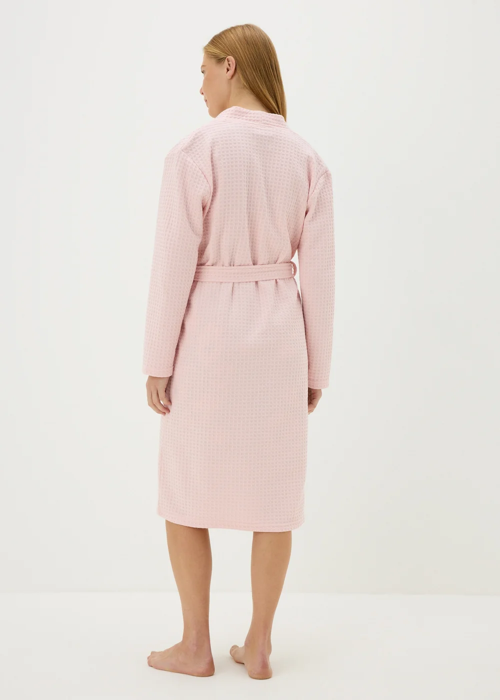 Pink Waffle Dressing Gown - Small Pink Waffle Dressing Gown - Small
