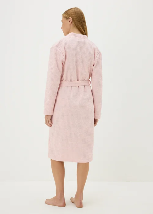 Pink Waffle Dressing Gown - Extra small Image 2