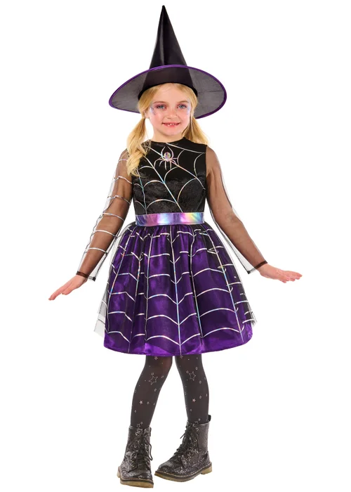 Rubies Kids Cobweb Witch Costume (3-8 Yrs) - 3-4 Yrs Image 1