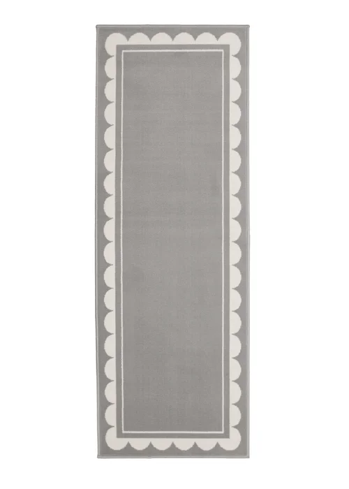 Homemaker Scallop Grey Runner - 67 x 200 Image 2