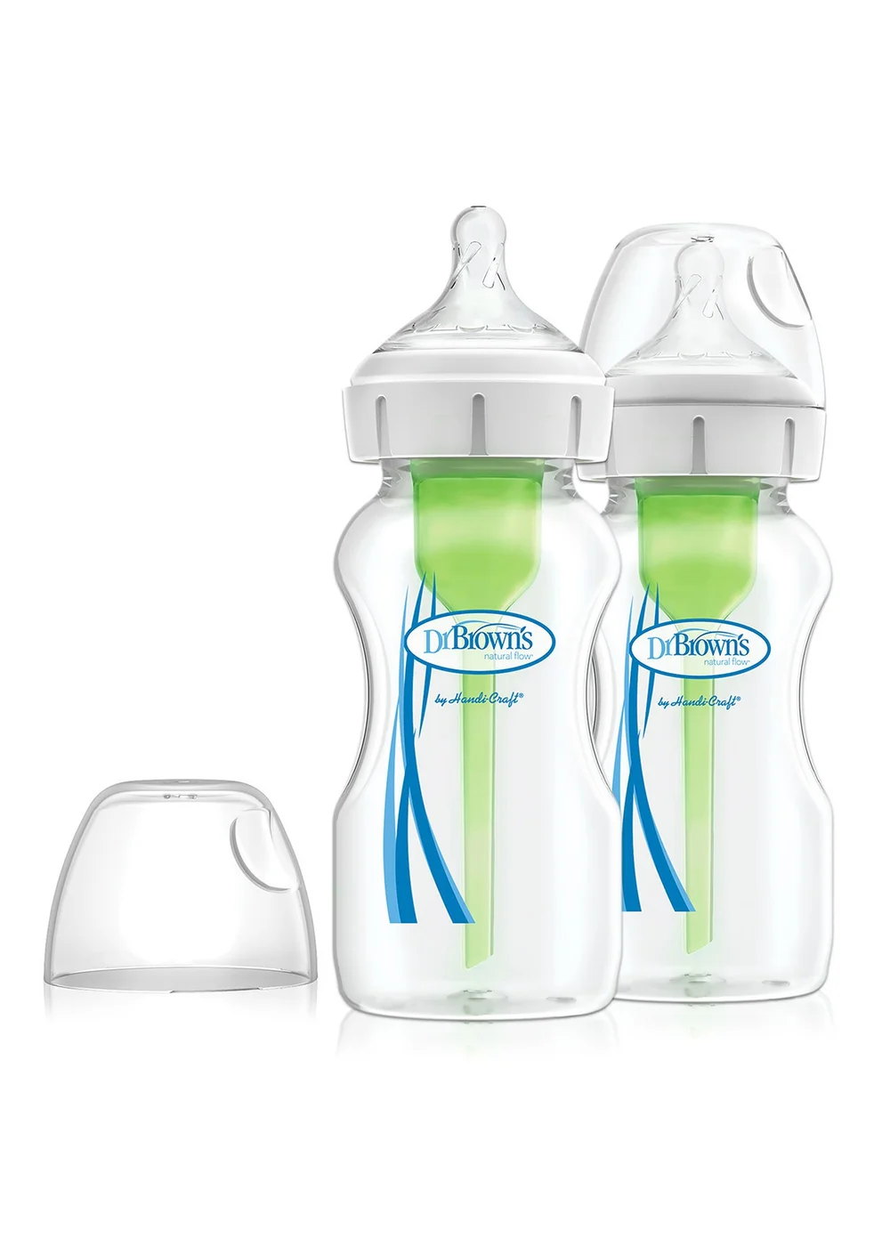 Dr Brown White Bottle FC 2 pcs (270 ML) - One Size Image 1