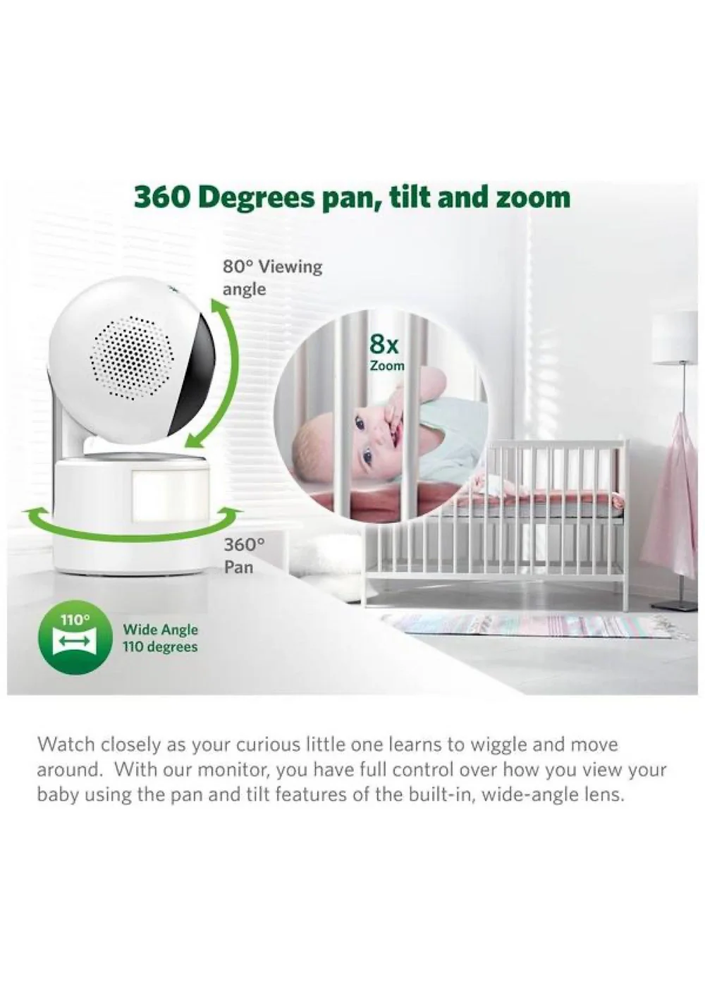 Leap Frog 915HD Video Baby Monitor - One Size Image 3
