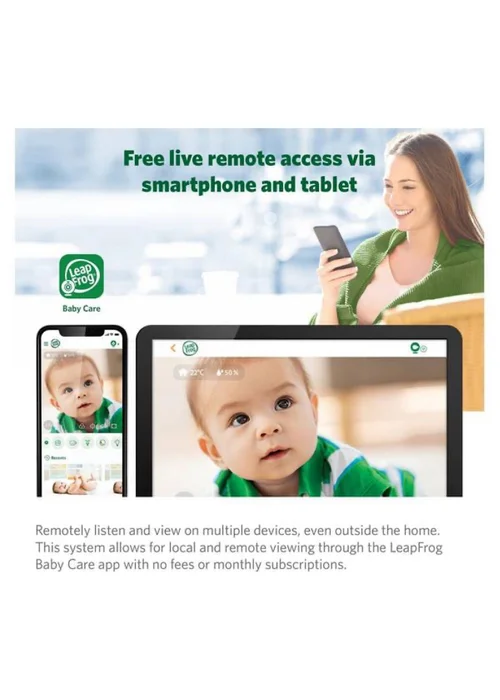 Leap Frog 815HD Smart WiFi Video Monitor - One Size Image 2
