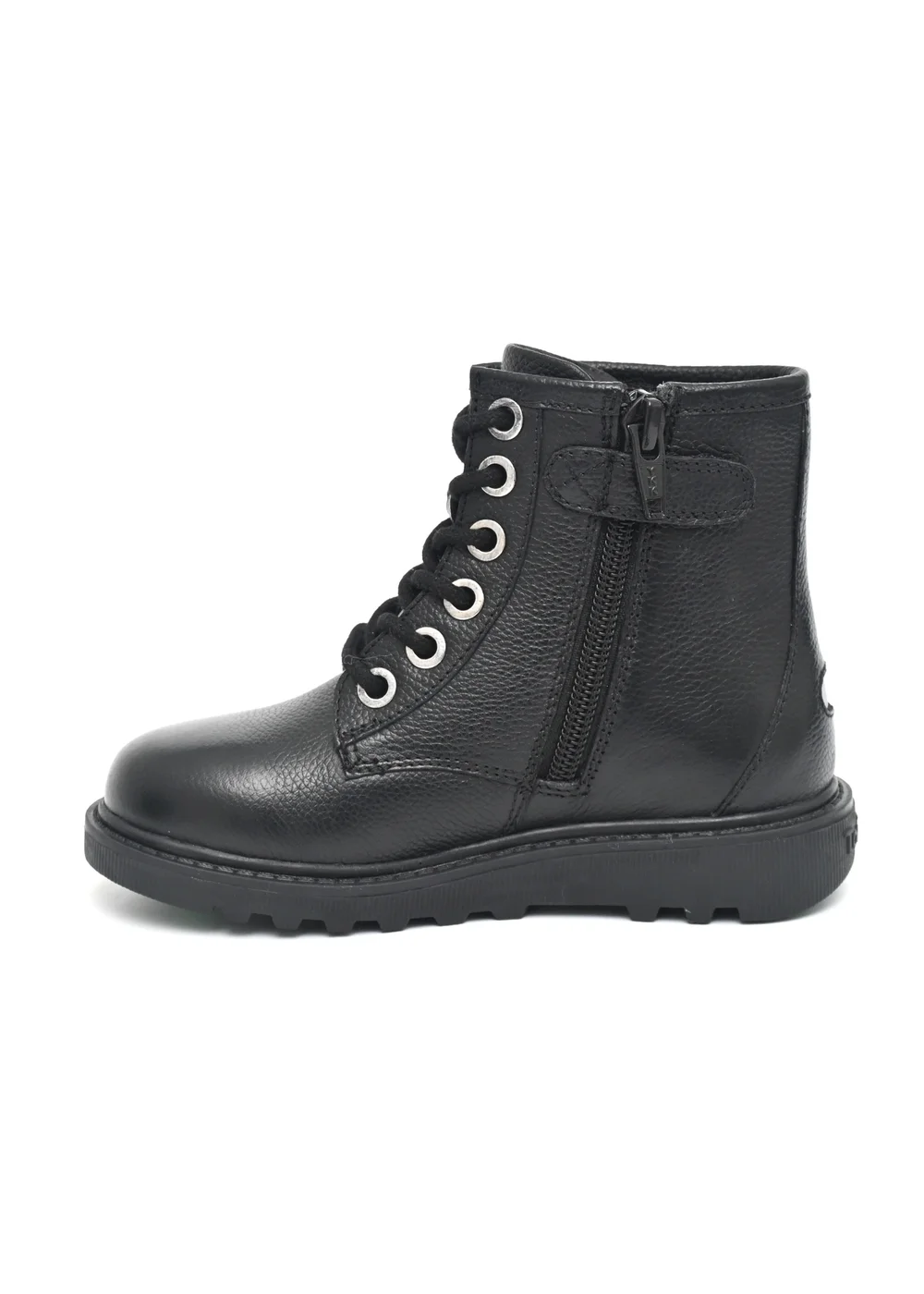 ToeZone Boys Black Storm Leather Ankle Boot (Younger 8 - Older 3) - 11 Infants Image 3