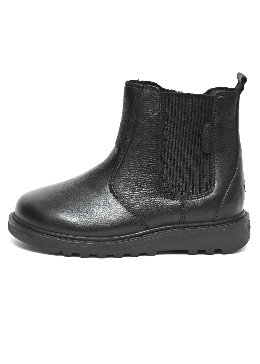 ToeZone Girls Black Lily Leather Ankle Boot (Younger 8 - Older 3) - 13 Infants Image 2