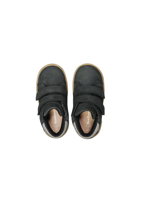 ToeZone Boys Black Grayson Nubuck Rip Tape Boot (Younger 4 - Younger 10) - 6 Intants Image 4