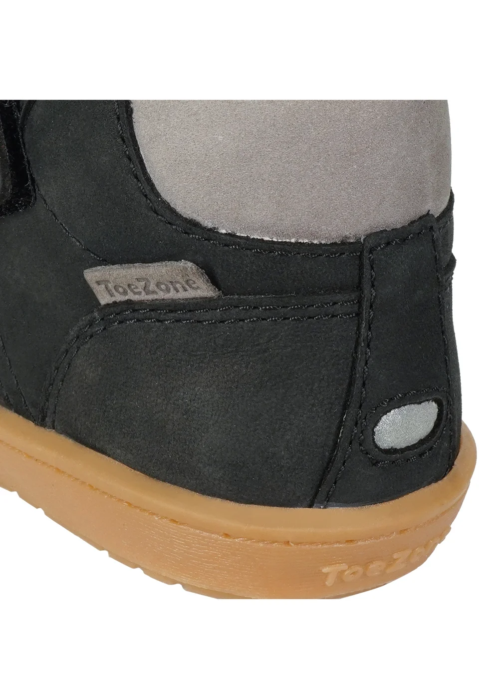 ToeZone Boys Black Grayson Nubuck Rip Tape Boot (Younger 4 - Younger 10) - 6 Intants Image 6