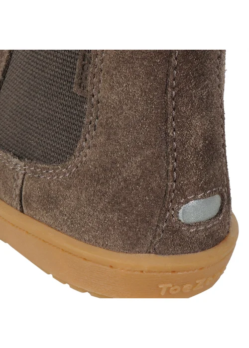 ToeZone Boys Brown River Suede Gusset Boot (Younger 4 - Younger 10) - 4 Infants Image 4