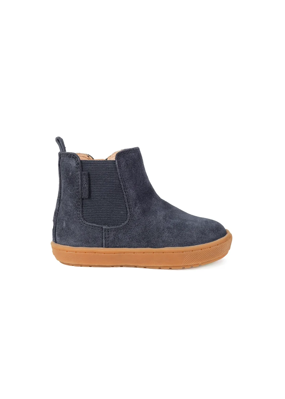 ToeZone Boys Navy Sam Suede Gusset Boot (Younger 4 - Younger 10) - 5.5 Infants Image 2
