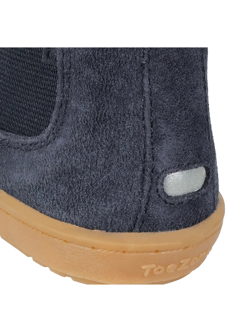 ToeZone Boys Navy Sam Suede Gusset Boot (Younger 4 - Younger 10) - 5.5 Infants Image 5