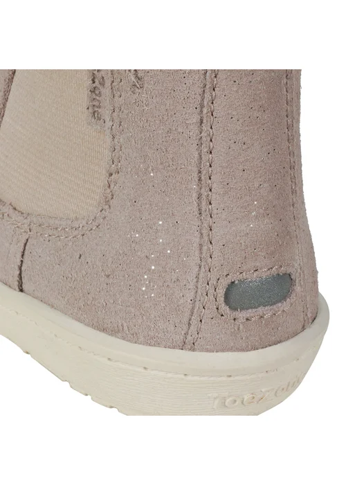 ToeZone Girls Pink Alma Suede Gusset Boot (Younger 4 - Younger 10) - 7.5 Infants Image 5