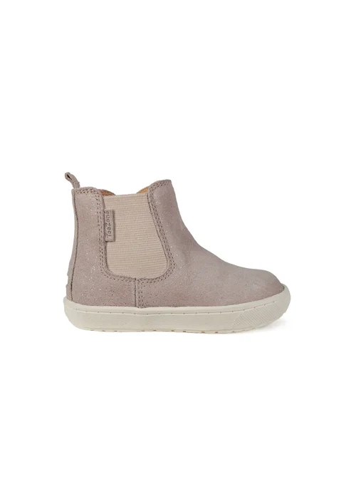 ToeZone Girls Pink Alma Suede Gusset Boot (Younger 4 - Younger 10) - 7.5 Infants Image 2