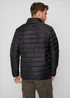 Threadbare Black Matte Finish Padded Funnel Neck Jacket - XL Image 2