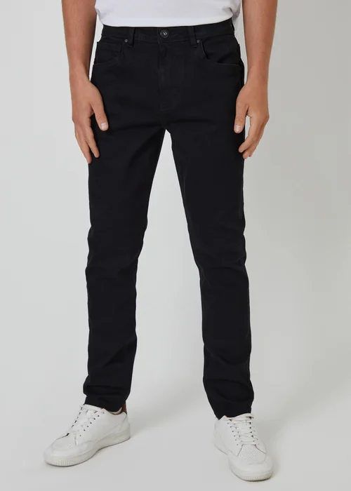 Threadbare Black Islington Slim Fit Jeans With Stretch - 34/L32 Image 1