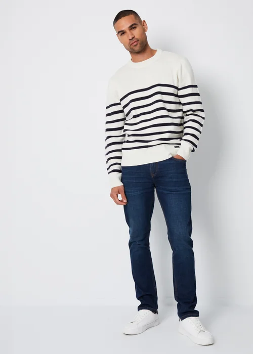 Threadbare Blue Slim Fit Jeans With Stretch - 38/L32 Image 4