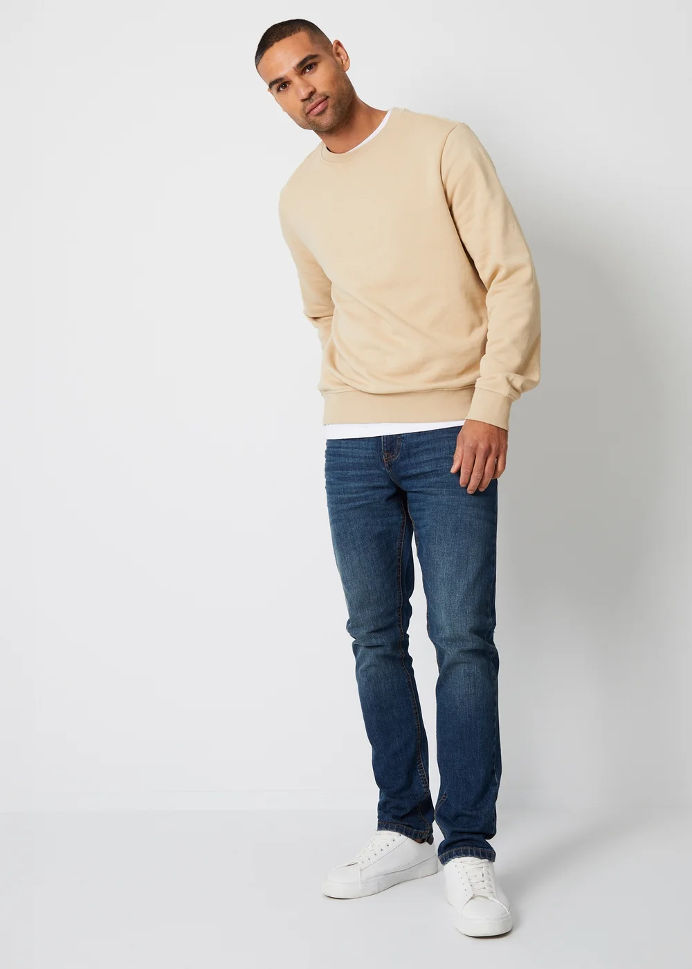 Threadbare Indigo Blue Slim Fit Jeans With Stretch - 30/L34 Image 4