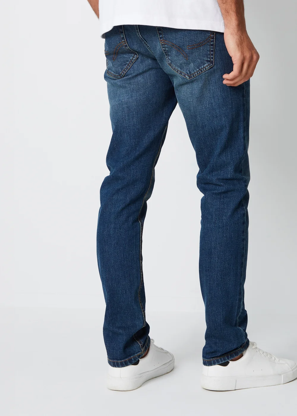 Threadbare Indigo Blue Slim Fit Jeans With Stretch - 30/L34 Image 2