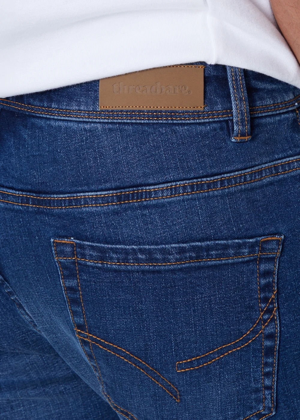 Threadbare Midnight Blue Slim Fit Jeans With Stretch - 30/L34 Image 3
