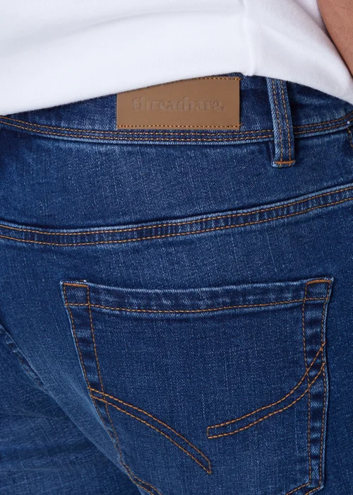 Threadbare Midnight Blue Slim Fit Jeans With Stretch - 30/L34 Image 3