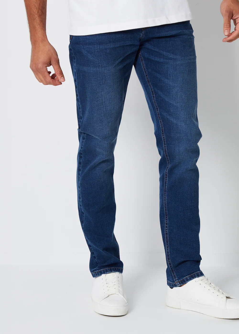 Threadbare Midnight Blue Slim Fit Jeans With Stretch - 30/L34 Image 1