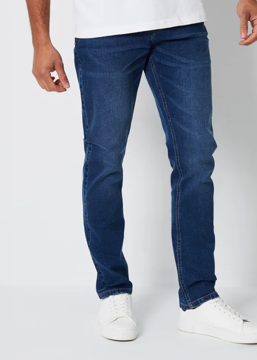 Threadbare Midnight Blue Slim Fit Jeans With Stretch - 30/L34 Image 1