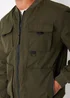 Threadbare Khaki Showerproof Utility Bomber Jacket - S Image 3
