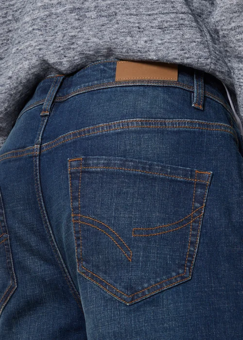 Threadbare Blue Straight Fit Jeans With Stretch - 30/L34 Image 3