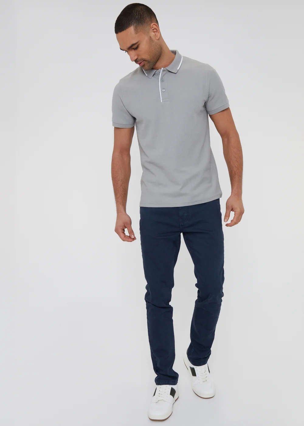 Threadbare Navy Slim Fit Overdyed Stretch Denim Jeans - 30 waist 32 leg Image 4