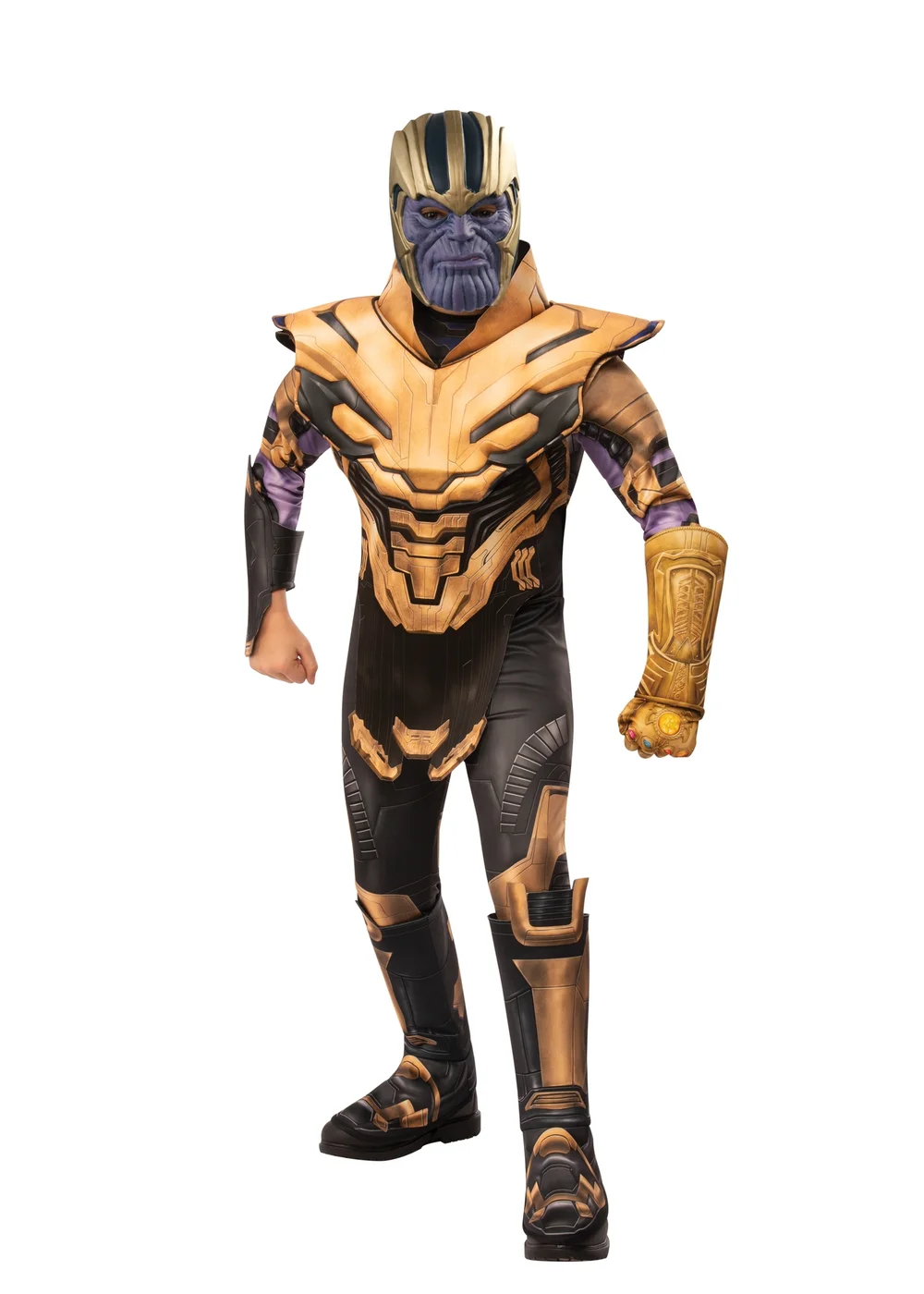 Marvel Deluxe Thanos Costume (3-12 Yrs) - S Image 1