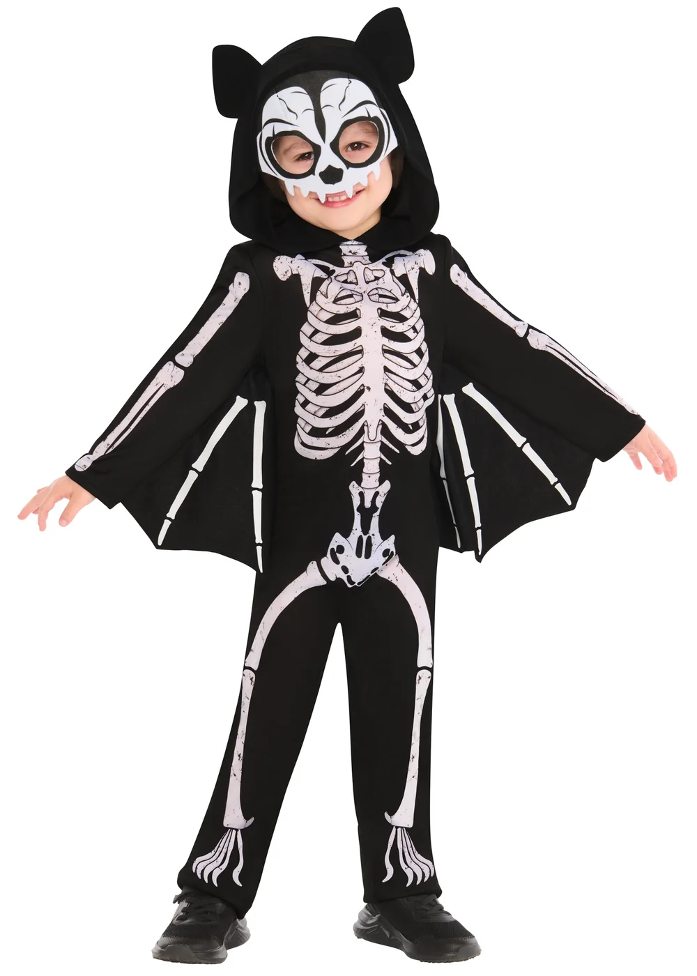 Rubies Kids Skeleton Bat Costume (2-6Yrs) - 2-3 Yrs Image 1