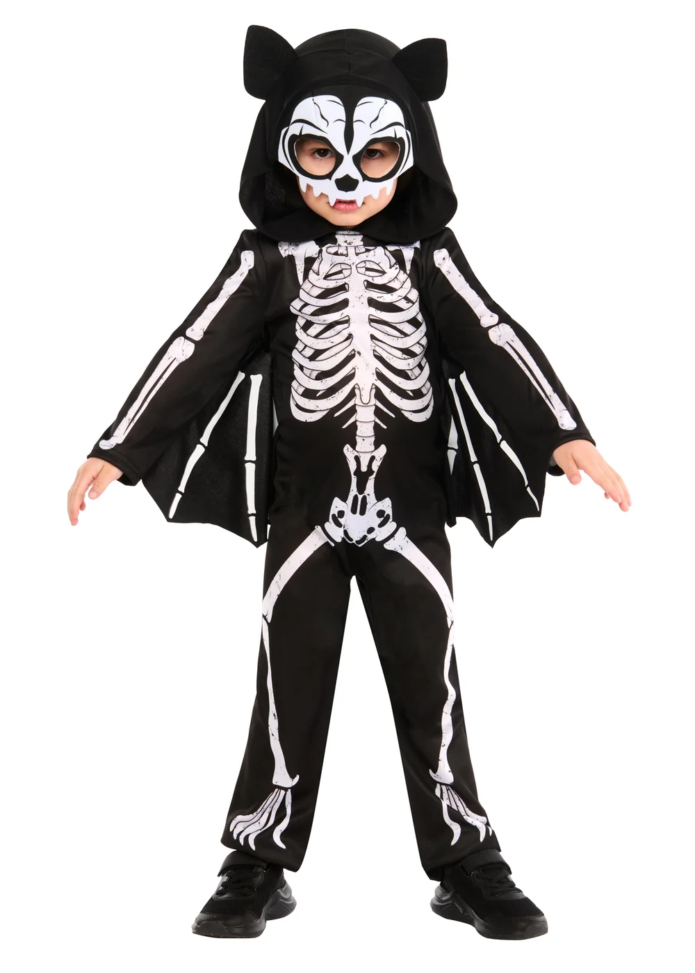 Rubies Kids Skeleton Bat Costume (2-6Yrs) - 2-3 Yrs Image 4
