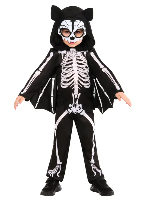 Rubies Kids Skeleton Bat Costume (2-6Yrs) - 2-3 Yrs Image 4