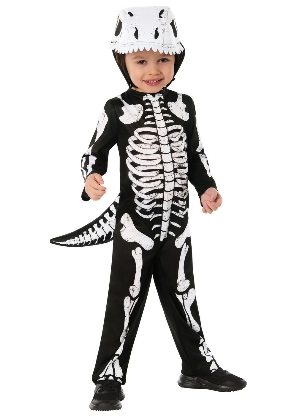 Rubies Kids Skeleton Dinosaur Costume (2-6 Yrs) - 4 Yrs Image 1