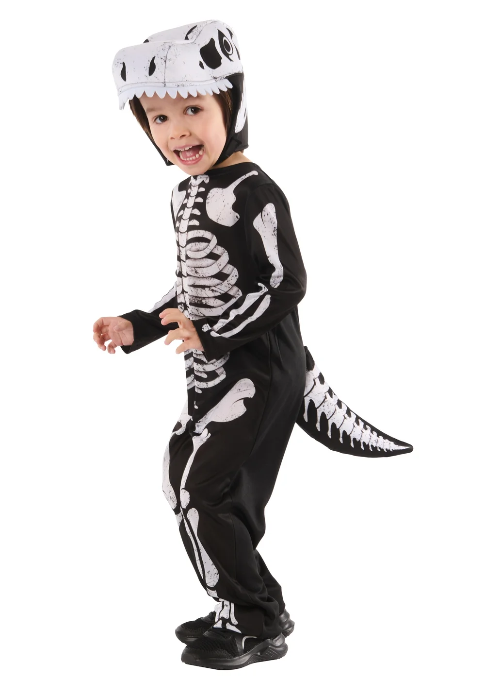 Rubies Kids Skeleton Dinosaur Costume (2-6 Yrs) - 4 Yrs Image 4