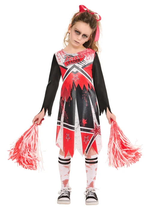 Rubies Kids Zombie Cheerleader Costume (5-10Yrs) - XS Image 4