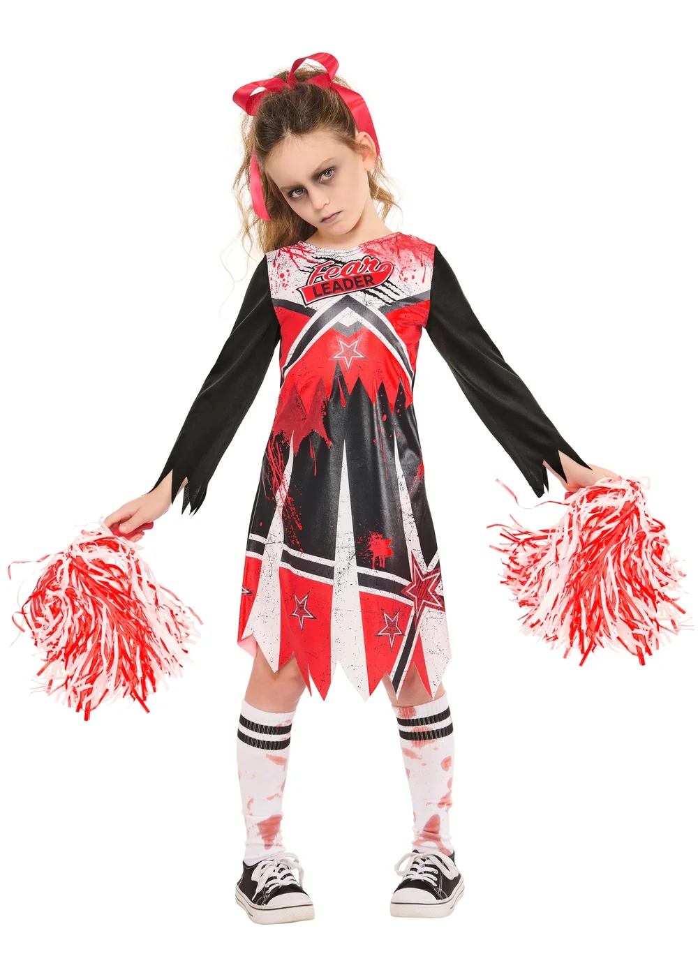 Rubies Kids Zombie Cheerleader Costume (5-10Yrs) - XS Image 1