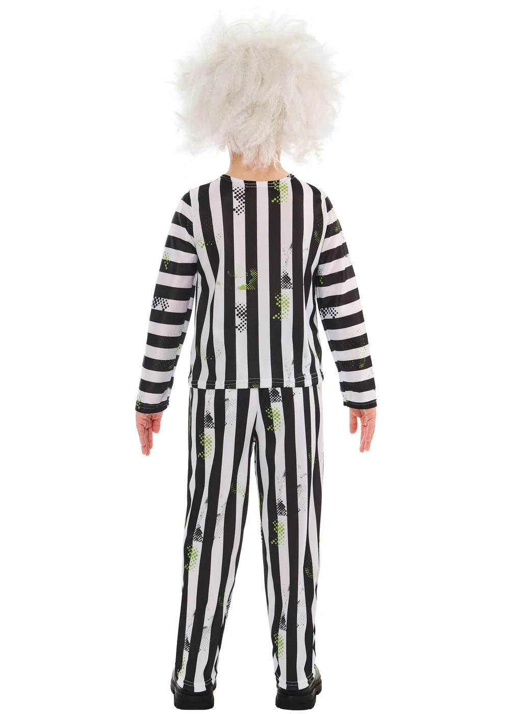 Beetlejuice Kids Costume – Includes Wig (3-10 Yrs) - 3-4 Yrs Image 2