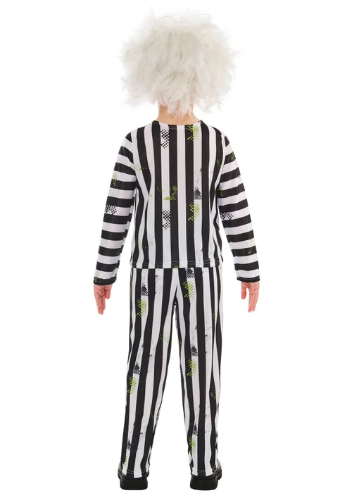 Beetlejuice Kids Costume – Includes Wig (3-10 Yrs) - 3-4 Yrs Image 2