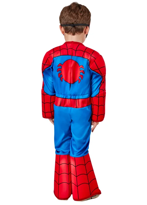 Marvel Kid's Spidey and His Amazing Friends Deluxe Spider-Man Costume (2-4 Yrs) - 3-4 Yrs Image 2