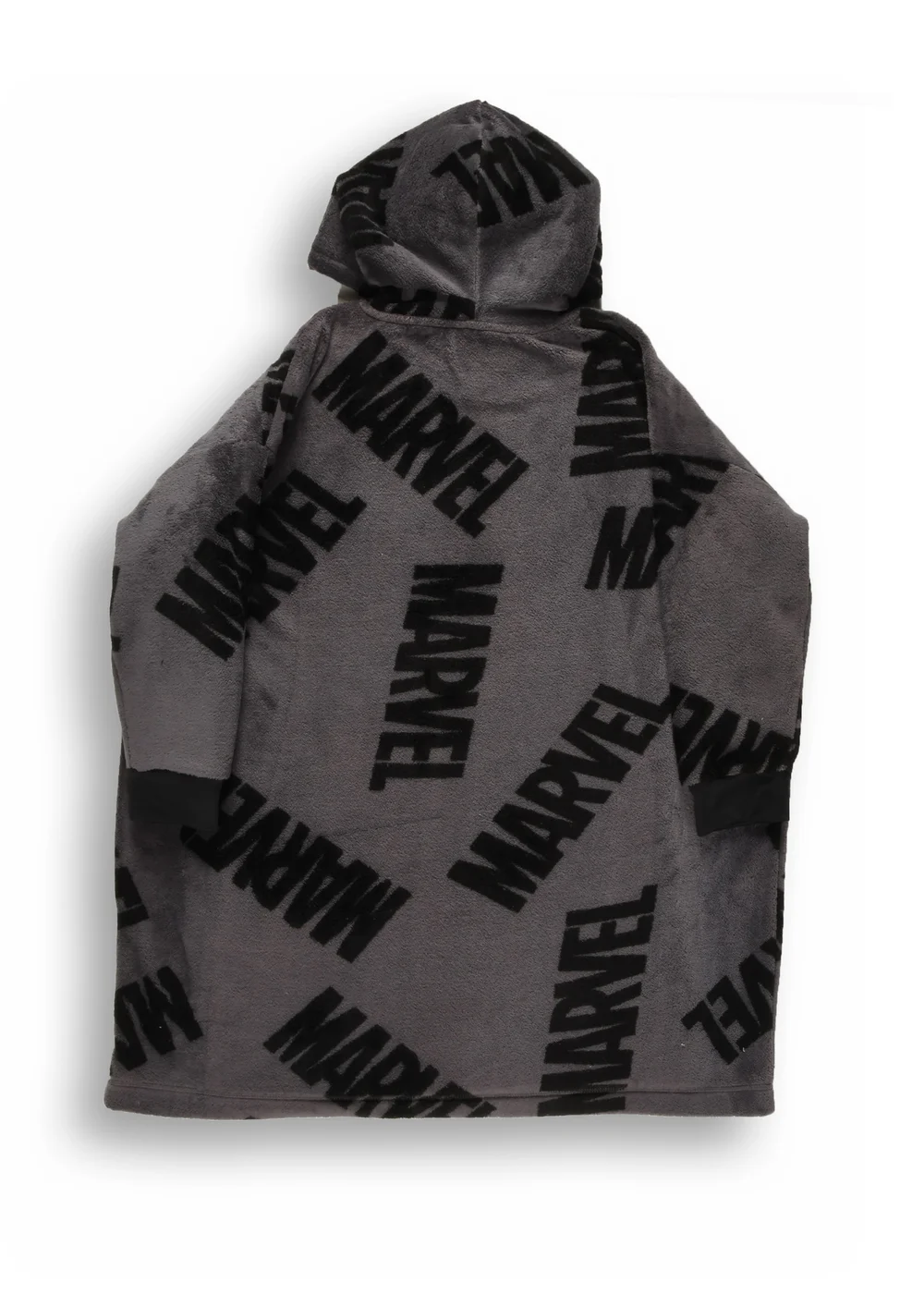 Marvel Boys Grey Hooded Blanket - Small/Medium Image 5