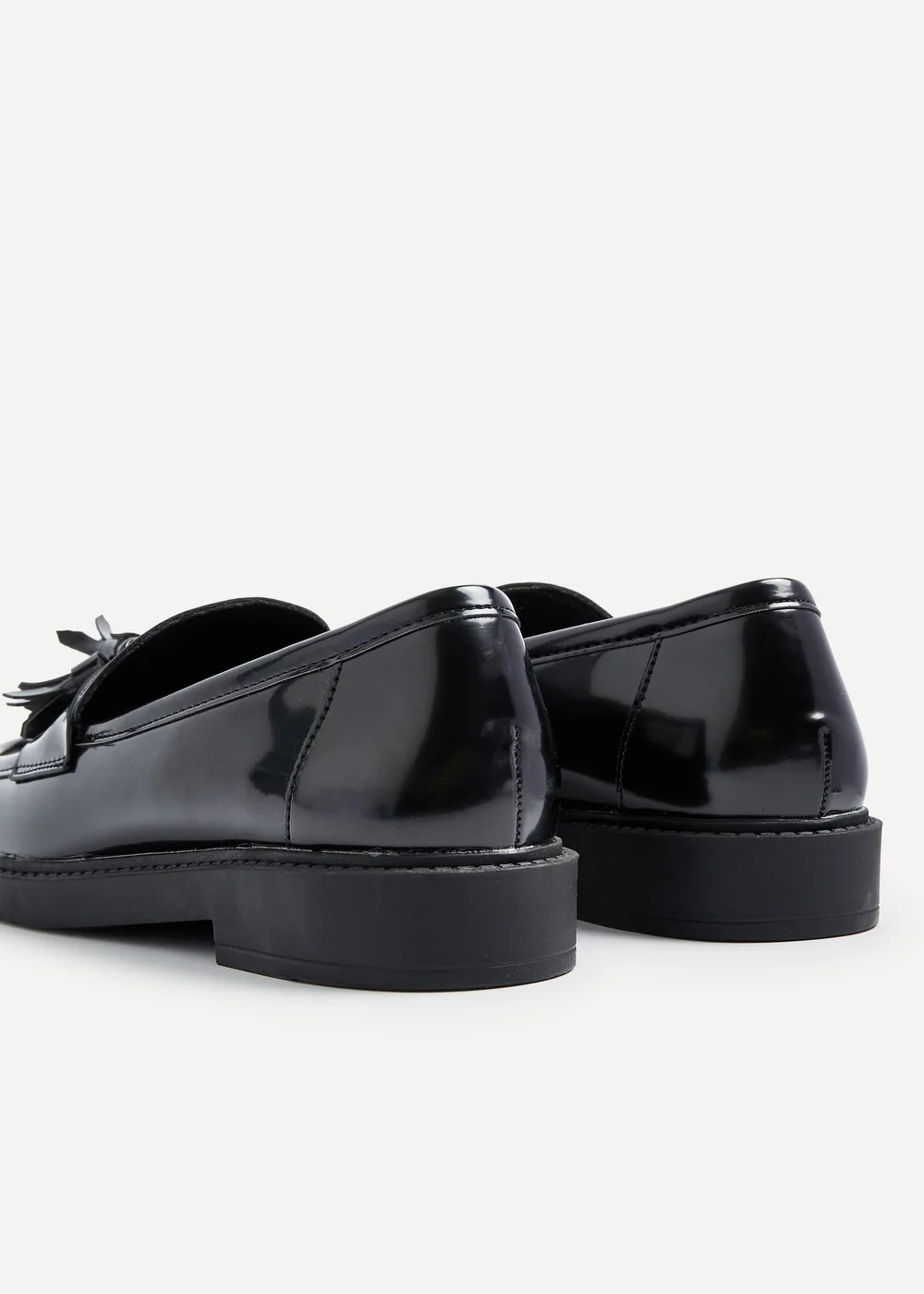 Linzi Rosalie Black High Shine Classic Slip On Loafer - 3 Image 5