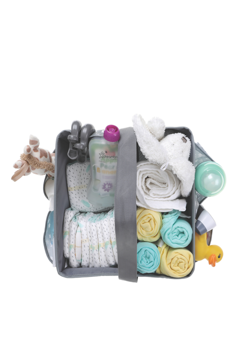 Dreambaby Grey Nappy Organiser & Storage Caddy - One Size Image 6