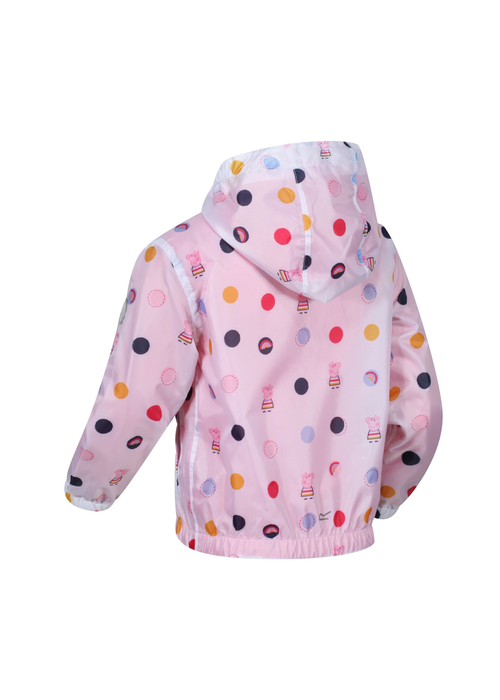 Regatta White/Pink Peppa Pig Muddy Puddle Jacket - 2-3 Yrs Image 2