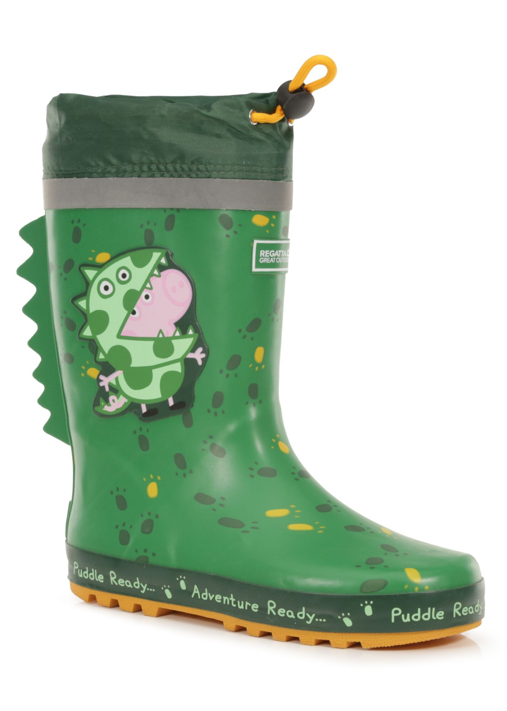 Regatta Bottle Green Peppa Pig Puddle Welly - 1 Infants Image 3
