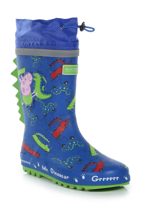Regatta Dark Blue Peppa Pig Puddle Welly - 7 Infants Image 1