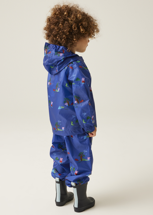 Regatta Midnight Blue Peppa Pig Pack It Jacket - 2-3 Yrs Image 2