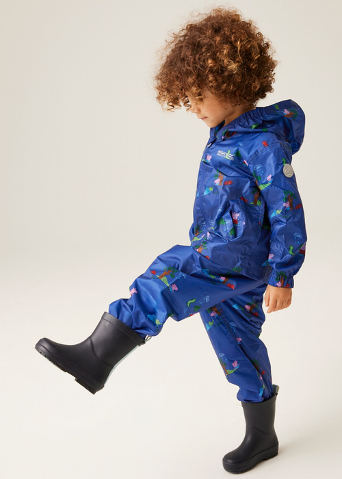 Regatta Midnight Blue Peppa Pig Pack It Jacket - 2-3 Yrs Image 4
