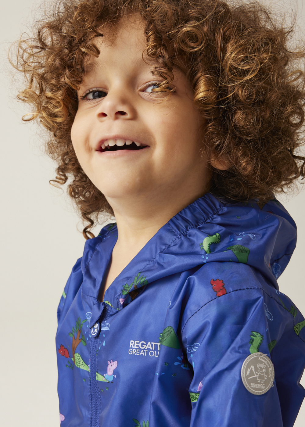 Regatta Midnight Blue Peppa Pig Pack It Jacket - 2-3 Yrs Image 3