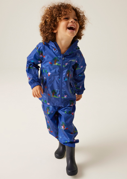 Regatta Midnight Blue Peppa Pig Pack It Jacket - 2-3 Yrs Image 1