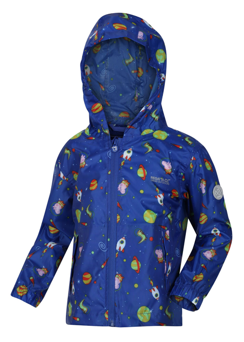 Regatta Sea Blue Peppa Pig Pack It Jacket - 2-3 Yrs Image 5